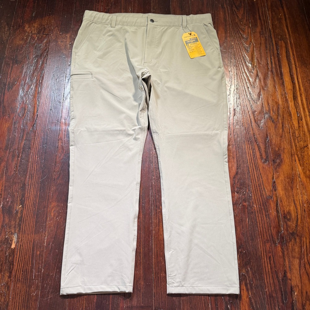 Carhartt Force Sun Defender Pants Mens XL Khaki Relaxed UPF BN6265-M NWT